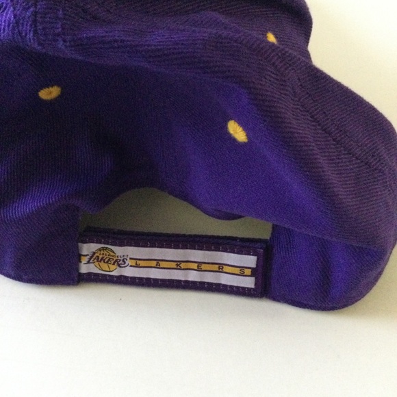FAN FAVORITES LOS ANGELES LAKERS BASEBALL CAP PURPLE AND GOLD OS NWOT - Picture 12 of 12